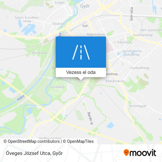 Öveges József Utca térkép