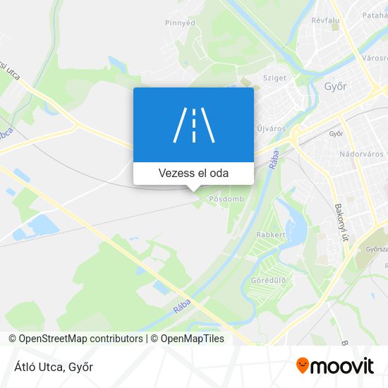 Átló Utca térkép