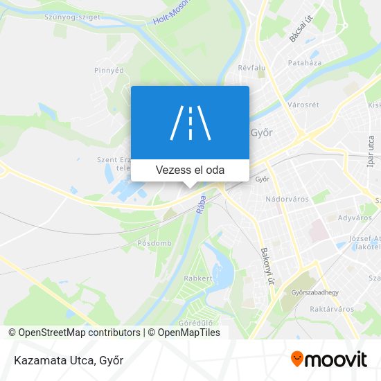 Kazamata Utca térkép