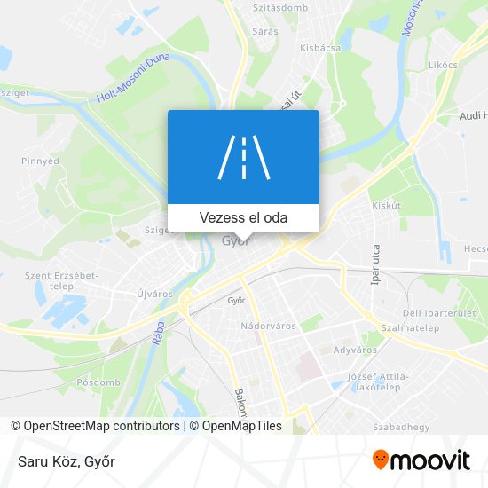 Saru Köz térkép