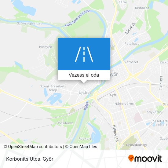 Korbonits Utca térkép
