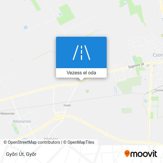 Győri Út térkép