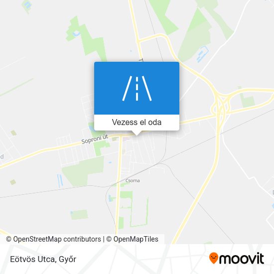 Eötvös Utca térkép