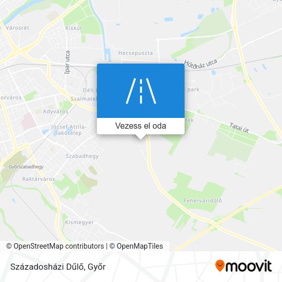 Századosházi Dűlő térkép