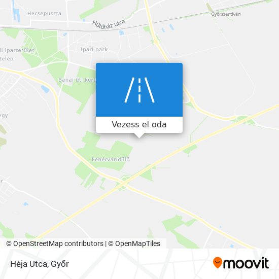 Héja Utca térkép