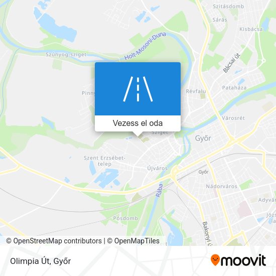 Olimpia Út térkép