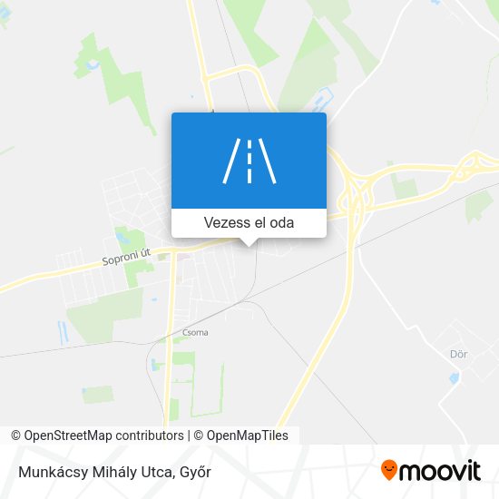 Munkácsy Mihály Utca térkép