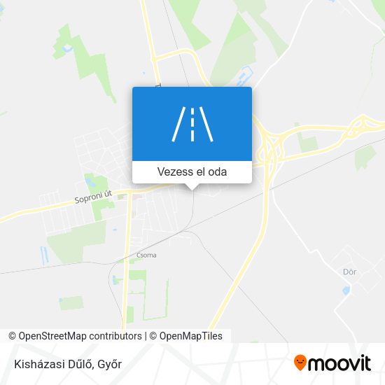 Kisházasi Dűlő térkép