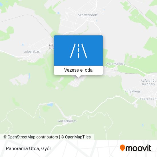 Panoráma Utca térkép