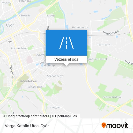Varga Katalin Utca térkép