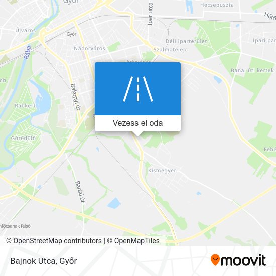 Bajnok Utca térkép