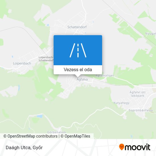 Daágh Utca térkép