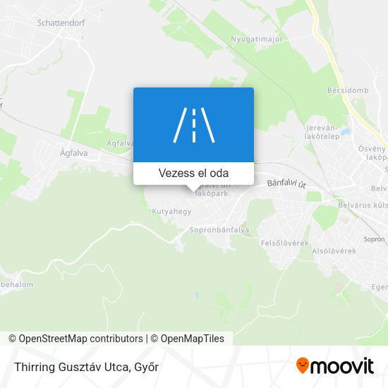Thirring Gusztáv Utca térkép