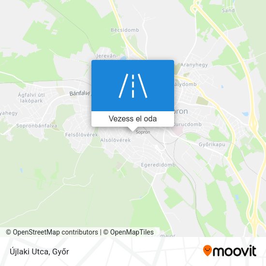 Újlaki Utca térkép