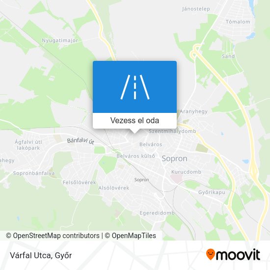 Várfal Utca térkép