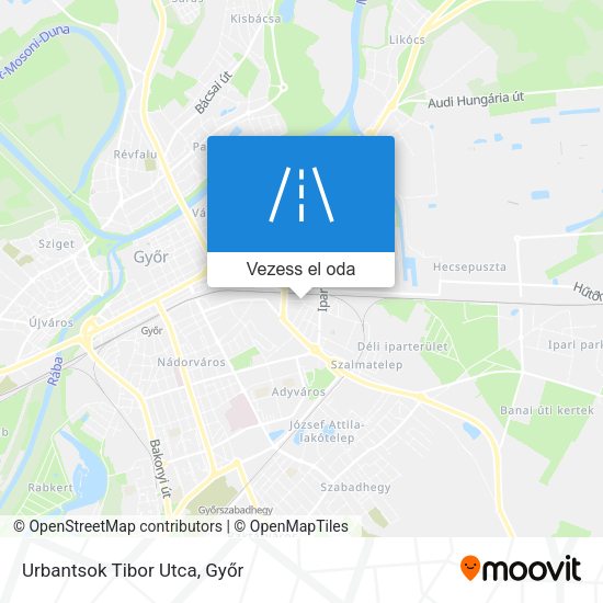 Urbantsok Tibor Utca térkép
