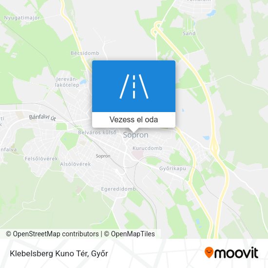 Klebelsberg Kuno Tér térkép