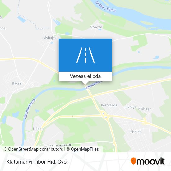 Klatsmányi Tibor Híd térkép