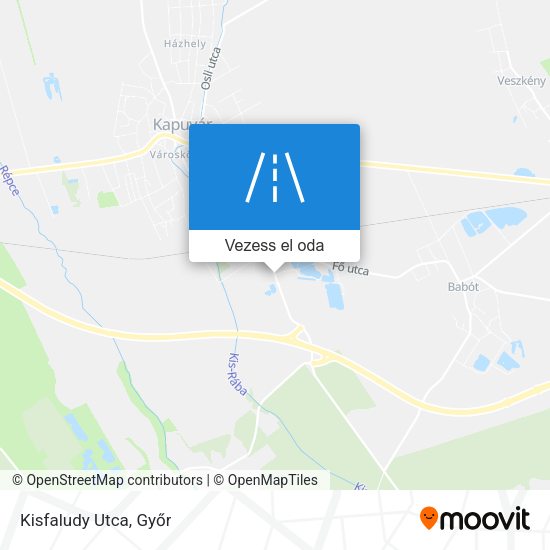 Kisfaludy Utca térkép