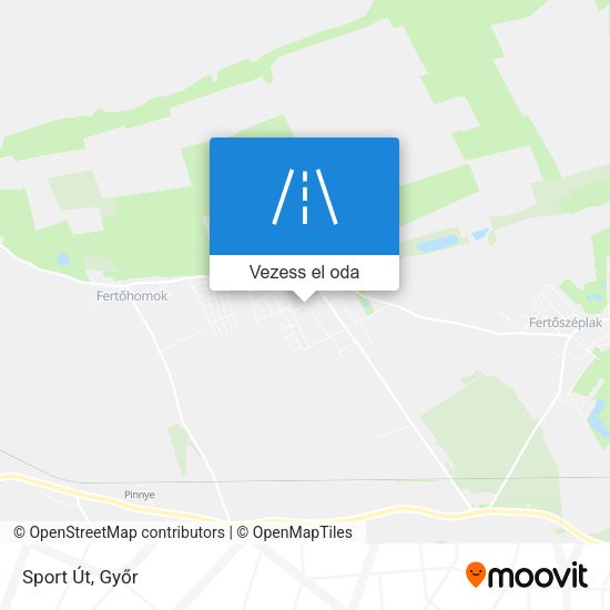 Sport Út térkép