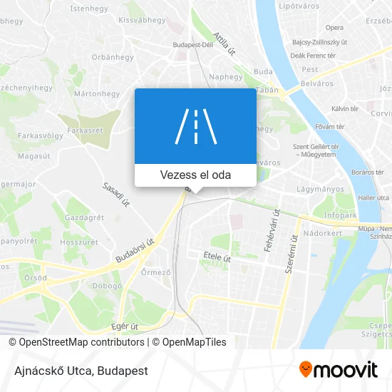 Ajnácskő Utca térkép