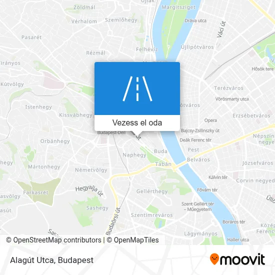 Alagút Utca térkép