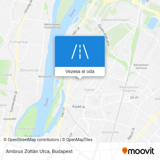 Ambrus Zoltán Utca térkép
