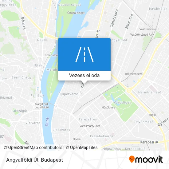 Angyalföldi Út térkép