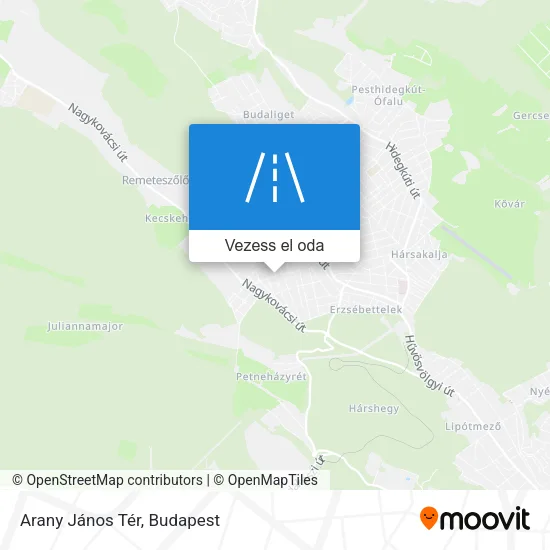 Arany János Tér térkép