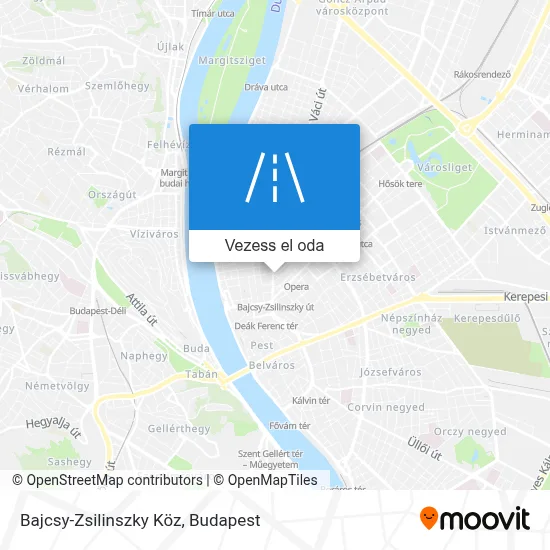 Bajcsy-Zsilinszky Köz térkép