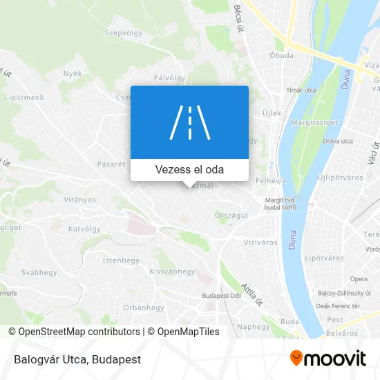 Balogvár Utca térkép