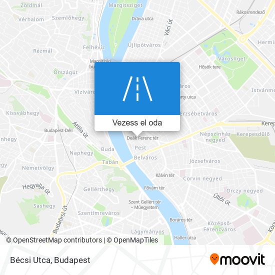 Bécsi Utca térkép