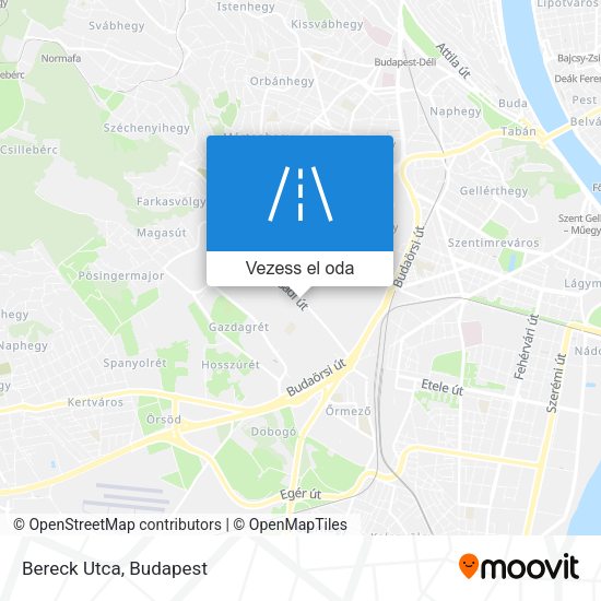 Bereck Utca térkép