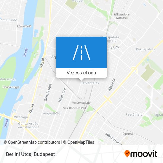 Berlini Utca térkép