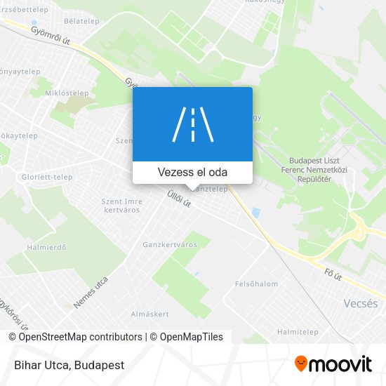Bihar Utca térkép
