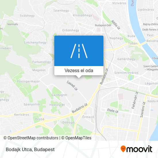 Bodajk Utca térkép