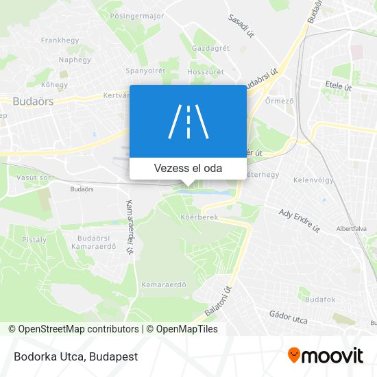 Bodorka Utca térkép