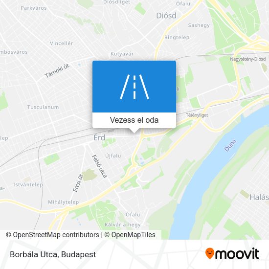 Borbála Utca térkép