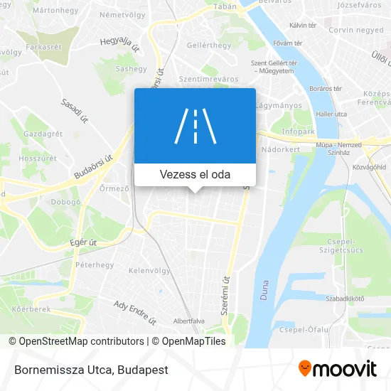 Bornemissza Utca térkép