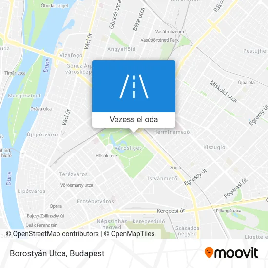Borostyán Utca térkép