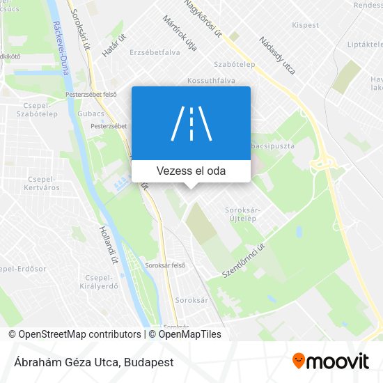 Ábrahám Géza Utca térkép