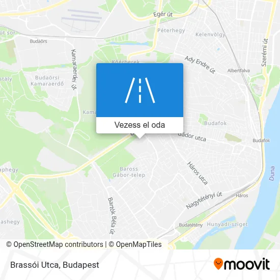 Brassói Utca térkép