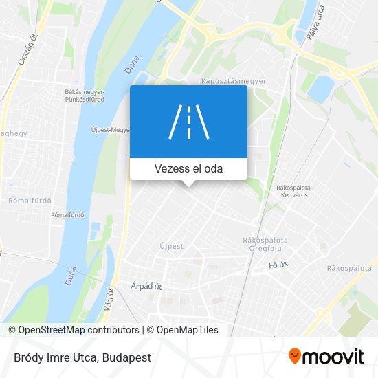 Bródy Imre Utca térkép