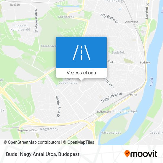 Budai Nagy Antal Utca térkép