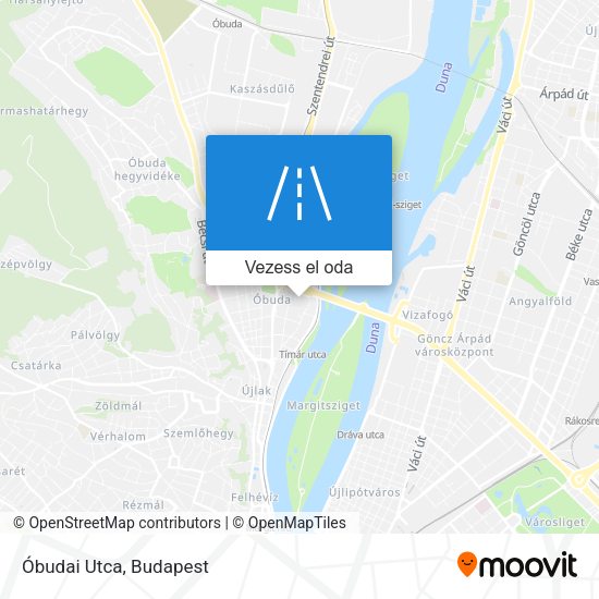Óbudai Utca térkép