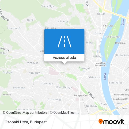 Csopaki Utca térkép