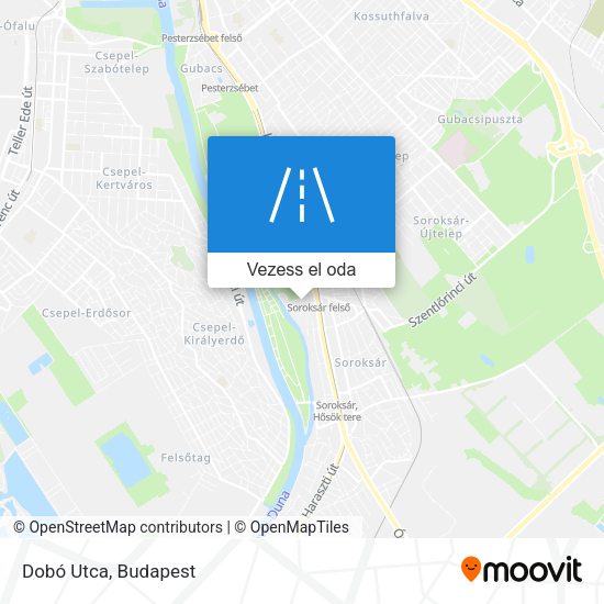Dobó Utca térkép