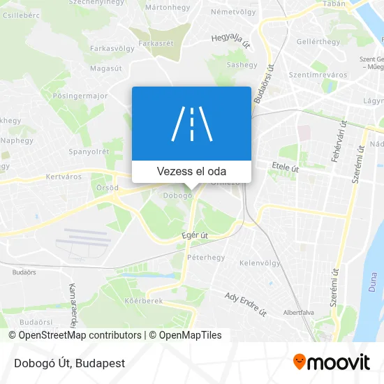 Dobogó Út térkép