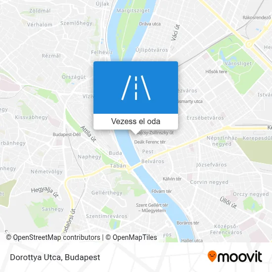 Dorottya Utca térkép