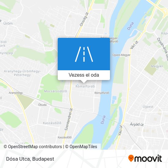 Dósa Utca térkép